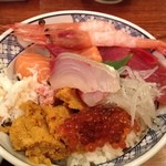 男鹿半島 - 夜のゴージャスおまかせ丼☆