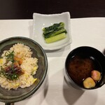 界 松本 - 椀物　香の物