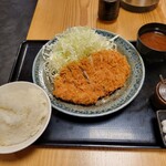 Tonkatsu Maruya - 特ロースかつ定食（1200円）
