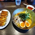 来来亭 - 冷麺＋味玉＋餃子