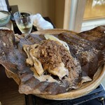 界 松本 - 朴葉味噌蒸し焼き