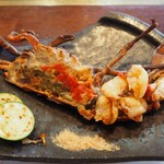 鉄板焼 ステーキ ぼんて - 活オマール海老の鉄板焼