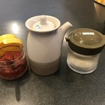 焼肉 雷 - 卓上調味料(焼肉用)