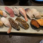 聖徳太子 - 店長おまかせにぎり12貫