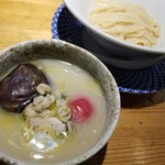 ラーメン巌哲 - 地蛤のヴィシソワーズ風冷やしつけ麺