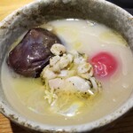 ラーメン巌哲 - 地蛤のヴィシソワーズ風冷やしつけ麺
