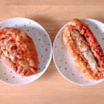 ベーカリーフクナガ ㈲福永本店 - お皿は20cmなので、結構、大きなパンです