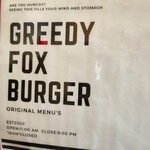 グリーディ フォックス バーガー - 