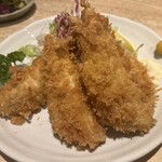 お魚処 うおとも - あじフライ935円