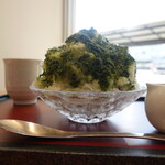 Cafe de shokado - 抹茶大納言(850円)の標高