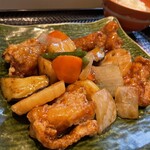 大戸屋 - 鶏と野菜の黒酢あん