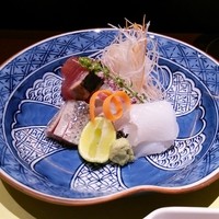 すし青柳 - お造り（アオリイカ、鰯、かつを、鯛）
