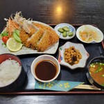 Michie Tei - いわしの大葉揚げ定食　1200円