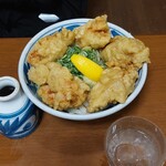 讃松庵 - 鶏天うどん(小)