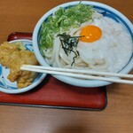 讃松庵 - 鶏天2個を強制差し入れされて、チャレンジ開始