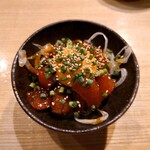 酒ト魚 きんぎょ - 鰹ユッケ