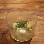 IZA - 赤海老とアボカドのマリネ