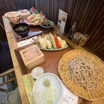 米と天ぷら 悠々 - カウンター席