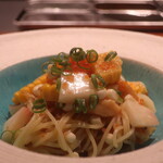 IZA - ホヤの冷製カッペリーニアップ