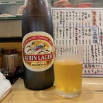 鳥へい - 瓶ビール大