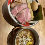 自家製麺 つきよみ - 特製つけ麺（大）1250円