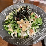 武蔵小山 神鶏 - ささみパクチーサラダ　ハーフ　443円