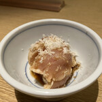 鳥いち - 鳥刺し（山わさびのすりおろし）