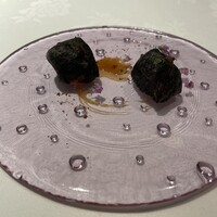 ウラノ - 水蛸のベニエ　イカ墨