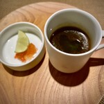 ペルー料理 bepocah - まんま海老！！ロコト唐辛子とライム入れていくと一気に南米感