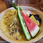 お出汁麺食堂 Harada - スーパースイートコーンのすり流し涼麺