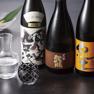 Sake and white wine go well with Tempura. We have a wide selection of drinks