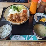 レストラン美濃 - 小ヒレみそかつ定食　1,200円