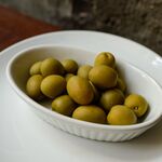 fresh green olives