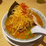 丸源ラーメン - 辛ねぎ味噌ラーメン2023.08.10