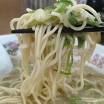 江ちゃんラーメン - ネギ込みリフト♪♬