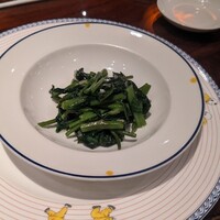 萬珍樓 本店 - 空芯菜ニンニク炒め