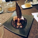 クィーンカフェ - カカオのしらべ　600円。