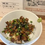 ラーメン 歩く花 - チャーシューご飯