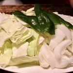 ヤマダモンゴル - 野菜盛り