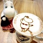 ムーミンカフェ - アートラテ¥980