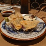 Shukou Aomon - アジフライは3つの食べ方で2度食べれました。