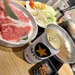 和牛放題の殿堂 秋葉原 肉屋横丁 しゃぶしゃぶ - 