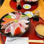 鯛喜 - 海鮮丼（〆サバ抜き）