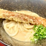 山下本気うどん - ちくわ天胡麻だれぶっかけうどん 800円