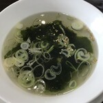 中華ダイニング 木の葉 - ワカメスープ