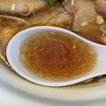 手打中華 麺民 ことぶき家 - スープ