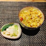 私房菜 すみよし - XO醤炒飯 漬物