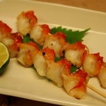 寿司芳 - 夜鳴き貝の塩焼き