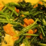 寿司芳 - 雲丹ほうれん草