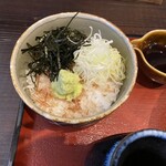 蕎麦 みずき - わさび飯。しっかりと本わさびが鎮座しています。
